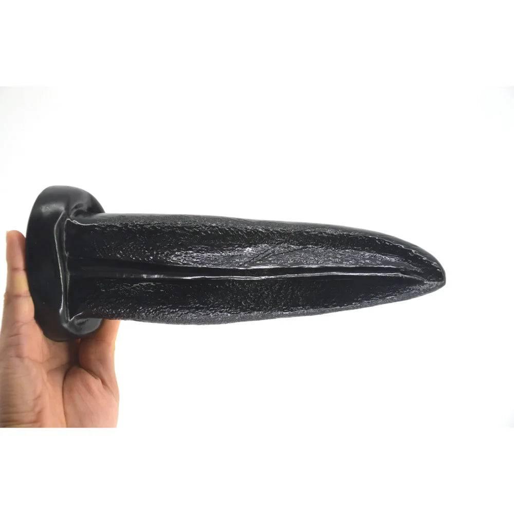 Tongue Suck Dildo & Anal Butt Plug | Realistic Penis for Women | G-Spot & Vaginal Stimulation Masturbator | Adult Sex Product - Passion Pulse Adult