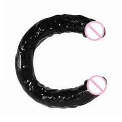 42*4cm Double Dildos Realistic Double Headed Phallus Stimulation of Vagina and Anus Long Penis Dick Sex Toys for Women Lesbian - Passion Pulse Adult