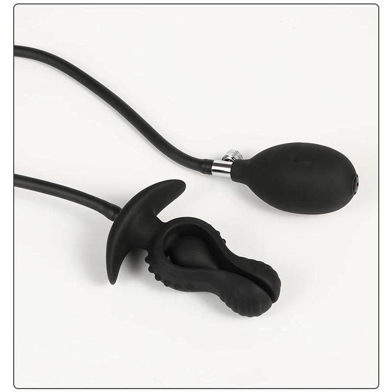 InflataMax - Adjustable Inflatable Plug with Pump - Passion Pulse Adult