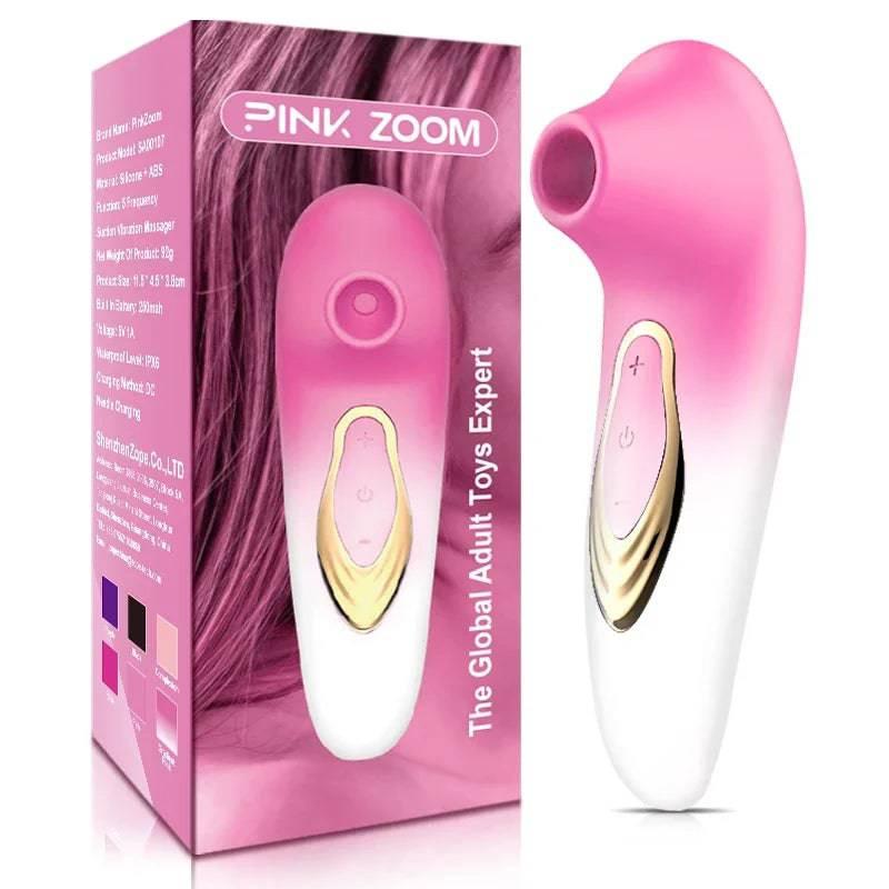Powerful Clitoris Sucking Vibrator – Clit & Nipple Stimulator - Passion Pulse Adult