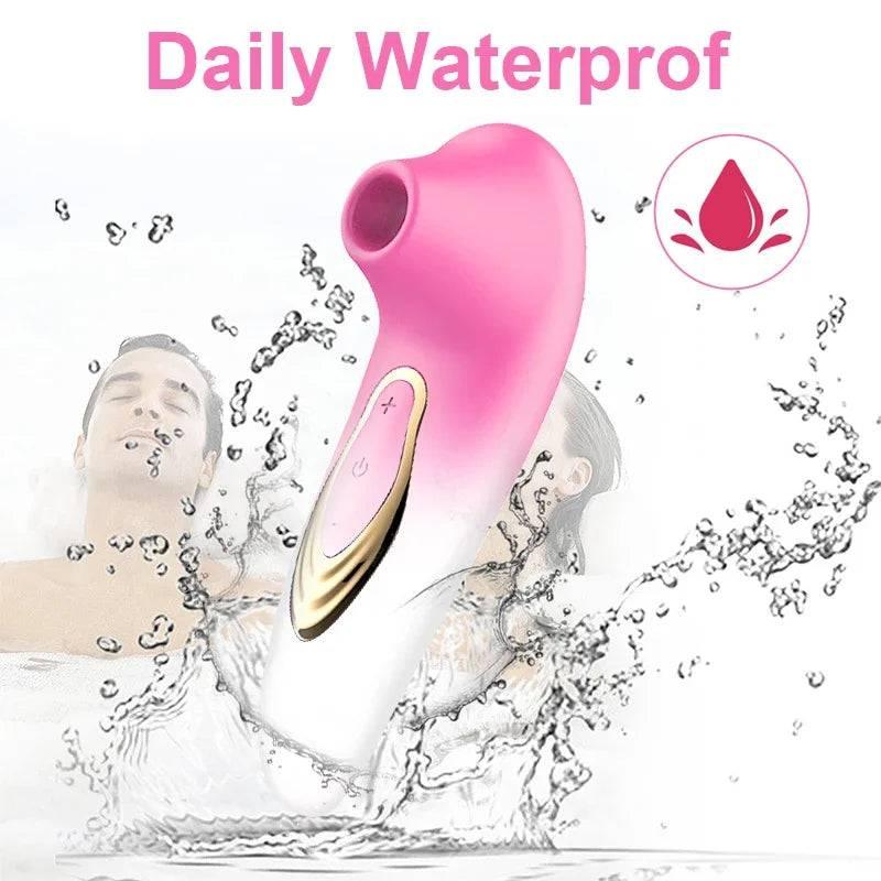Powerful Clitoris Sucking Vibrator – Clit & Nipple Stimulator - Passion Pulse Adult