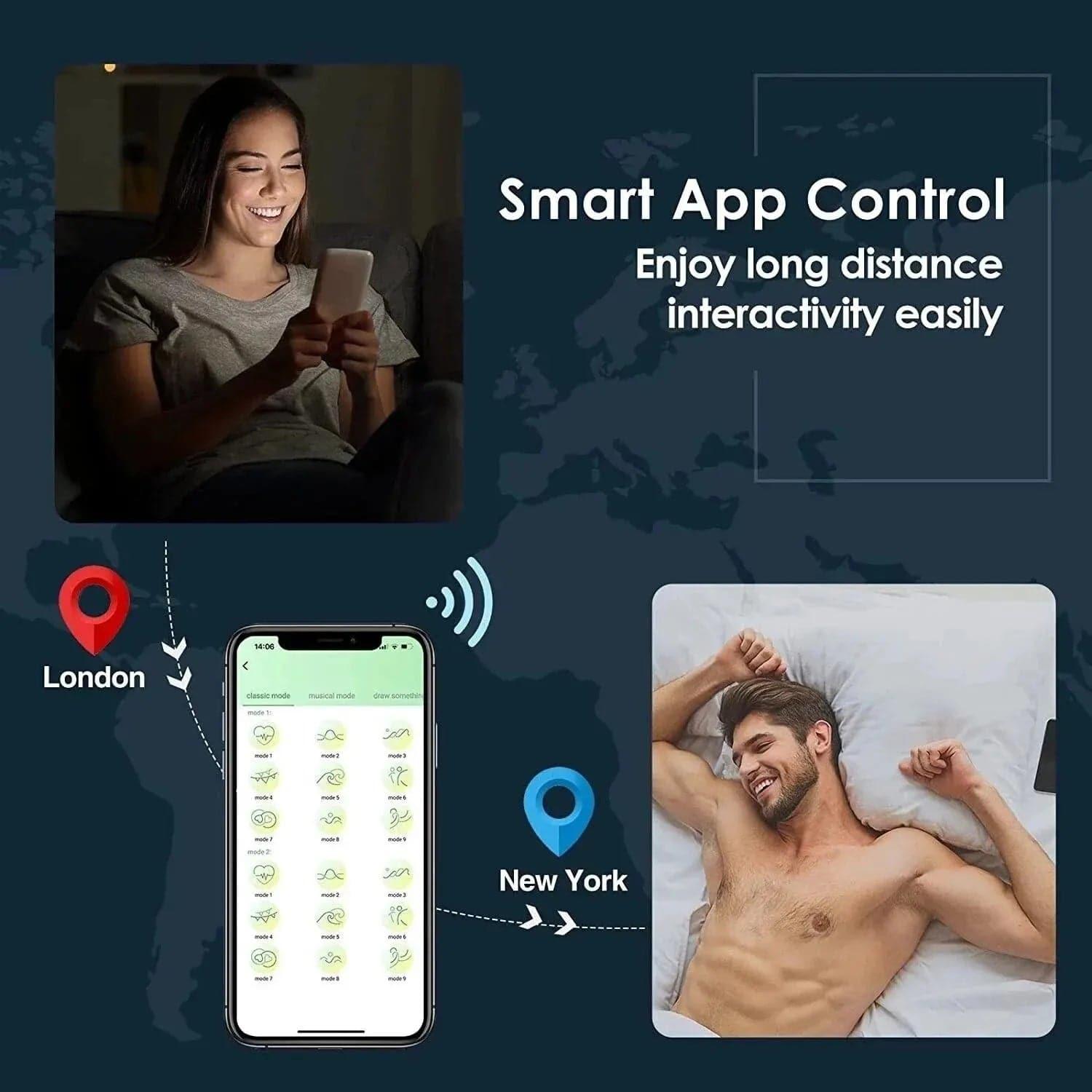 PASSION PULSE APP-Controlled Glans Trainer & Delay Cock Ring Vibrator - Passion Pulse Adult