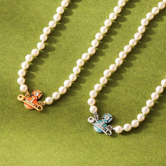 Enamel Saturn Pendant - Passion Pulse Adult