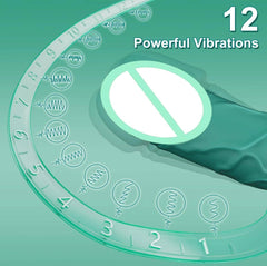 LCD Display 12-Power Vibrator – Clitoris, Nipple & G-Spot Stimulator - Passion Pulse Adult