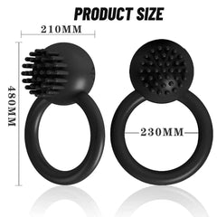10 Frequency Vibrator Cockring Penis Cock Ring on for Man Delay Ejaculation Sex Toys for Men Couple Rings Penisring Toy for male - Passion Pulse Adult