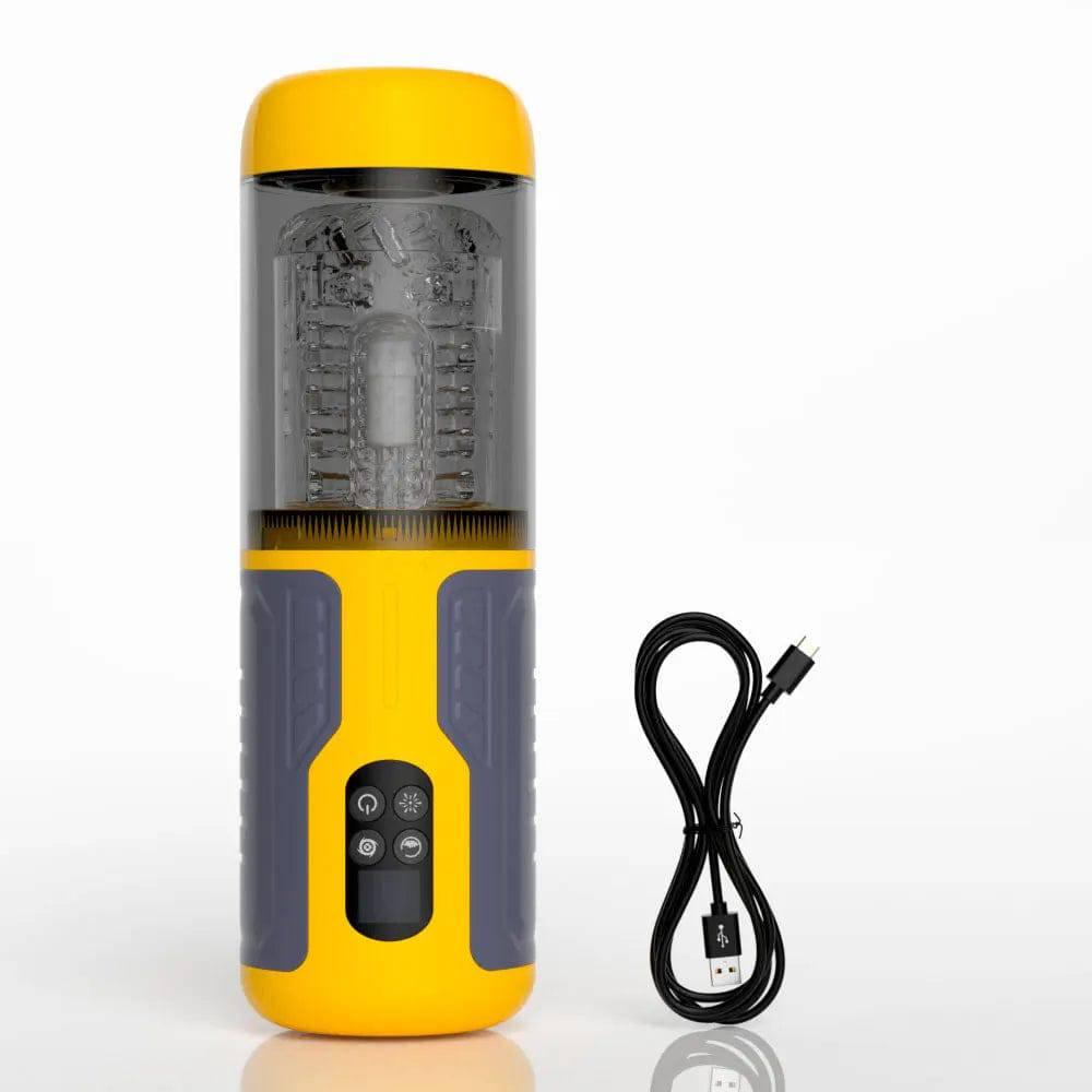 Auto Pleasure Pro: Telescopic Piston Masturbator - Passion Pulse Adult