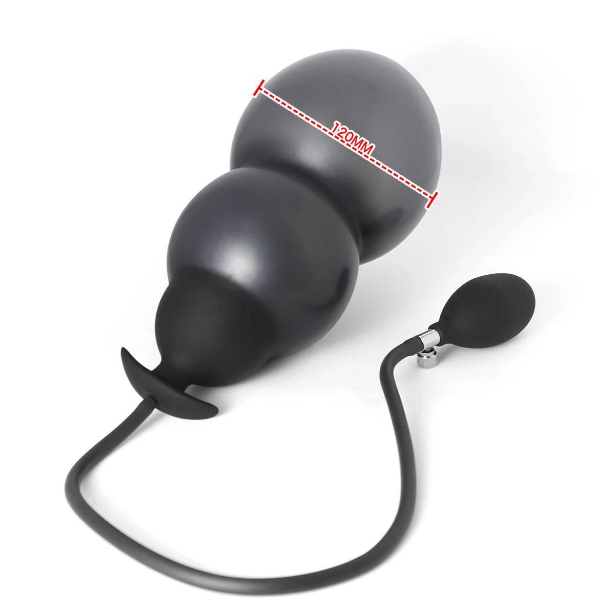 BDSM Inflatable Anal Plug – Butt Plug and Anal Dilator for G-Spot & Prostate Stimulation - Passion Pulse Adult