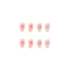 Camellia Embossed Nail Tips - Passion Pulse Adult