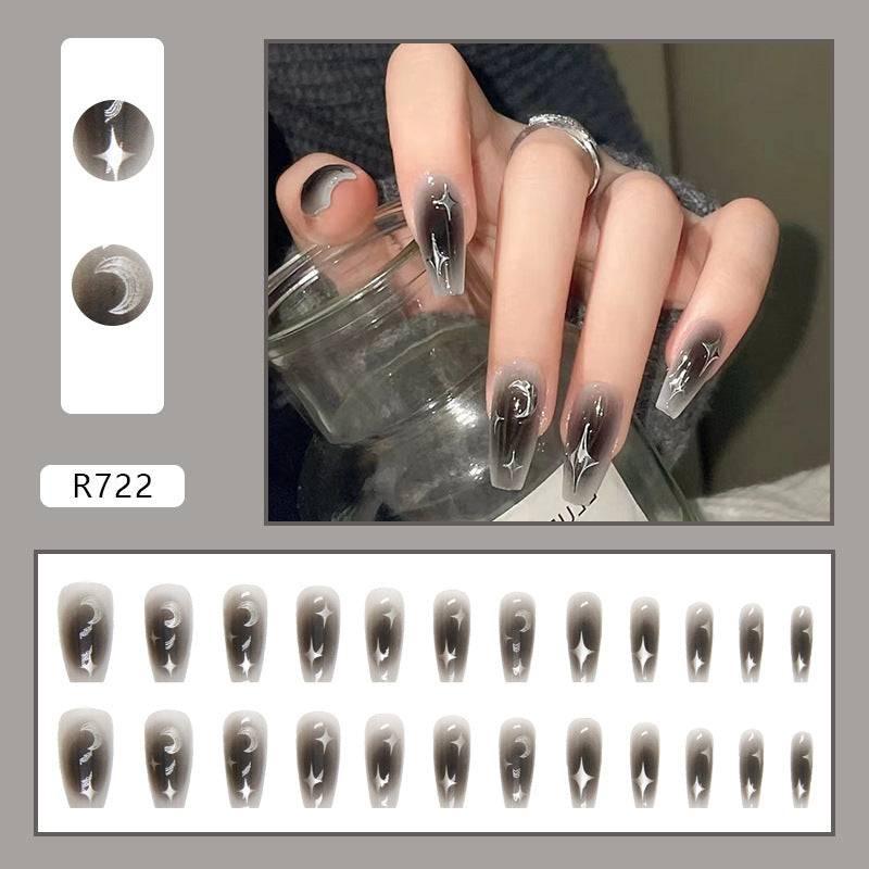 Dark Grunge E-girl Style Blush Nails - Passion Pulse Adult