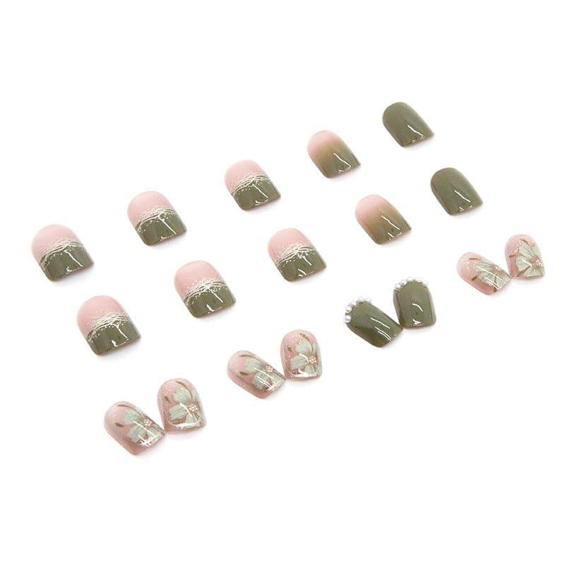 Fresh and Elegant Camellia Wearable Nails - Passion Pulse Adult