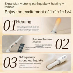 Fully Automatic Telescopic Sex Machine – Remote-Controlled Dildo Vibrator for Women - Passion Pulse Adult