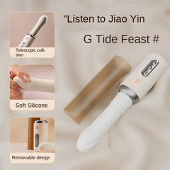 Fully Automatic Telescopic Sex Machine – Remote-Controlled Dildo Vibrator for Women - Passion Pulse Adult