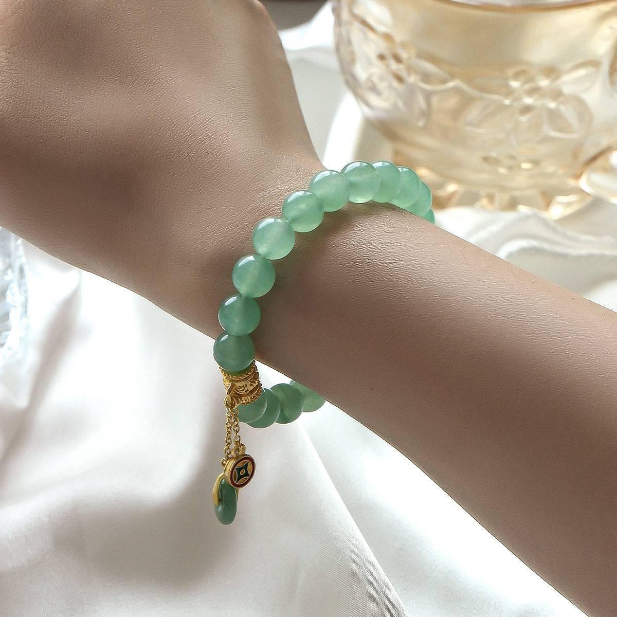 Green Aventurine Raw Stone Bracelet - Passion Pulse Adult