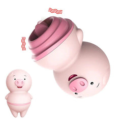 IKOKY Cute Pig Tongue Licking Vibrator - Passion Pulse Adult