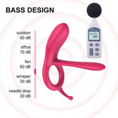 Long Tongue Cock Sleeve Ring Vibrator – 10 Frequencies - Passion Pulse Adult