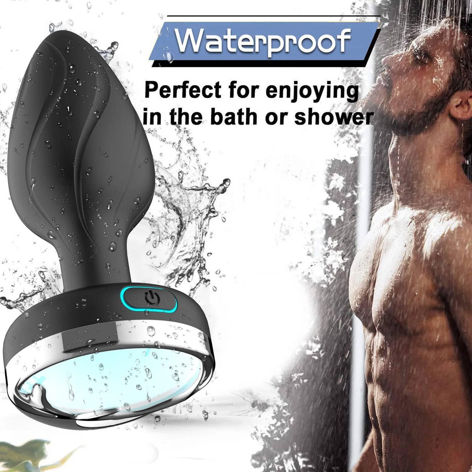 LumiVibe - Vibrating Light-Up Remote Control Plug - Passion Pulse Adult