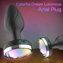 LumiVibe - Vibrating Light-Up Remote Control Plug - Passion Pulse Adult