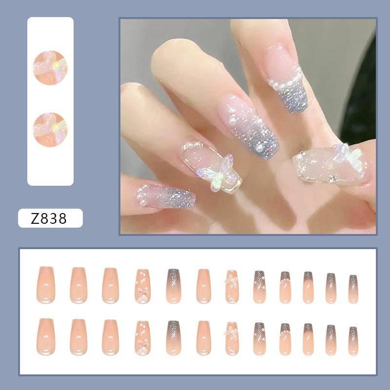 Pearl Butterfly Wearable Nails - Passion Pulse Adult