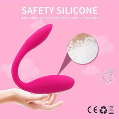 10-Mode U-Shaped Wearable Dildo – Wireless Remote Vibrator - Passion Pulse Adult
