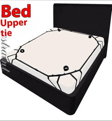 SM Handcuffs and Ankle Cuffs Bondage Toy with Ball Gag and Nipple Clamps - Passion Pulse Adult