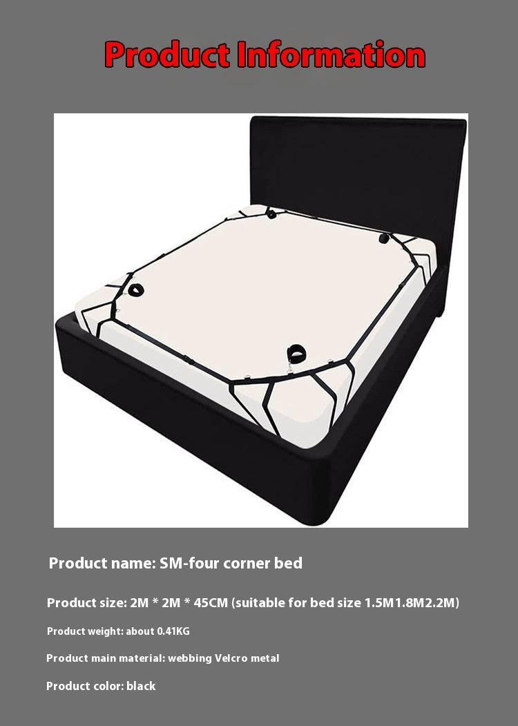 SM Handcuffs and Ankle Cuffs Bondage Toy with Ball Gag and Nipple Clamps - Passion Pulse Adult