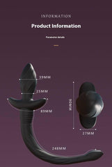 SM Remote Control Wearable Vibrating Butt Plug - Passion Pulse Adult