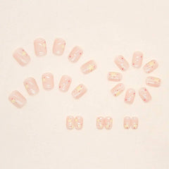 Sweet and Transparent Polka Dot Star Nail Art - Passion Pulse Adult