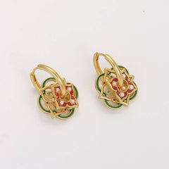 Wear multiple pairs of Chinese-style earrings. - Passion Pulse Adult