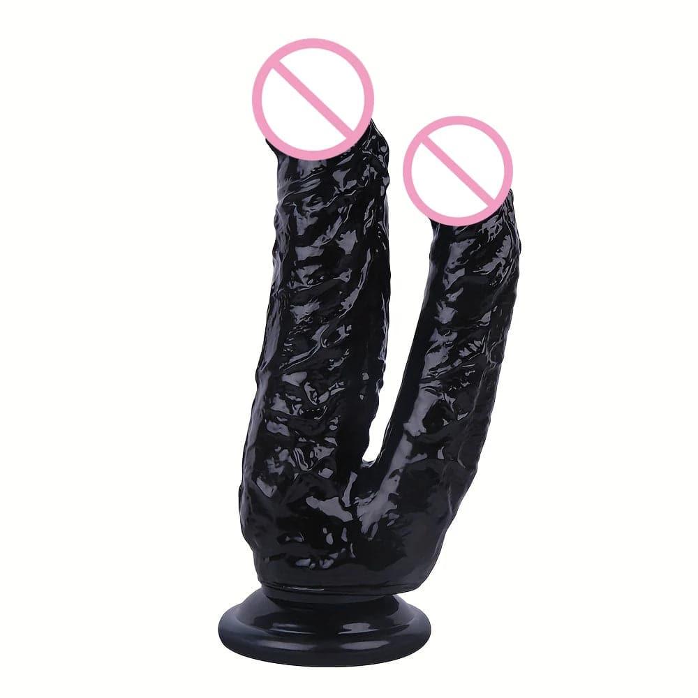 7.87 Inch Realistic Dildos Soft Double Ended Penis Anal Plug orgasm Female masturbator Adult Sex Erotic Toys Women Lesbian - Passion Pulse Adult