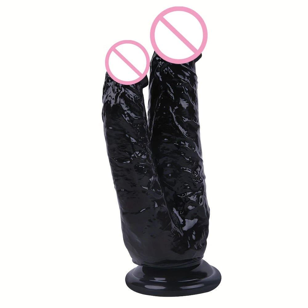 7.87 Inch Realistic Dildos Soft Double Ended Penis Anal Plug orgasm Female masturbator Adult Sex Erotic Toys Women Lesbian - Passion Pulse Adult