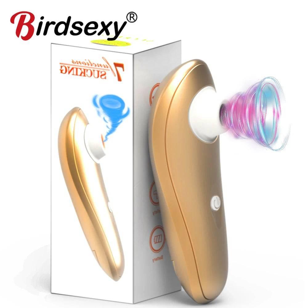 Powerful Clit Sucker Vibrator – Tongue Vibrating Nipple Sucking Stimulator - Passion Pulse Adult