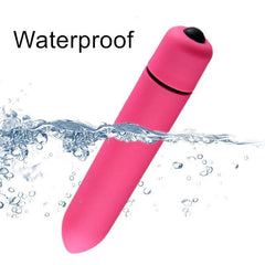 10-Speed Mini Bullet Vibrator: Vaginal Massage Dildo Sex Toy for Women, Stick for Adult Games - Clitoris Stimulator, Erotic Product - Passion Pulse Adult