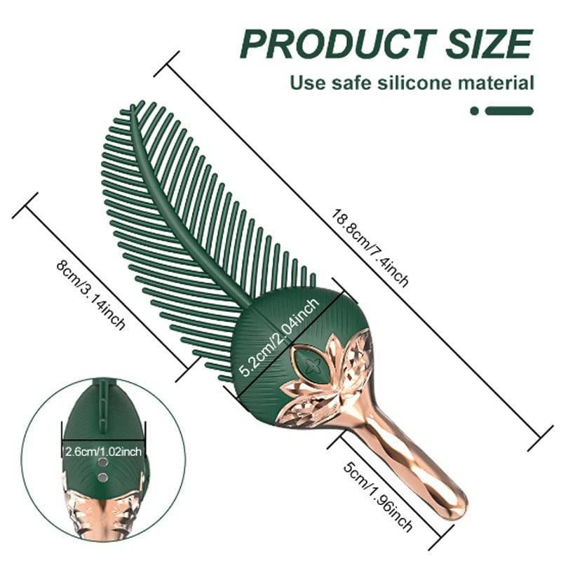 Peacock Feather Teasing Vibrating - Passion Pulse Adult