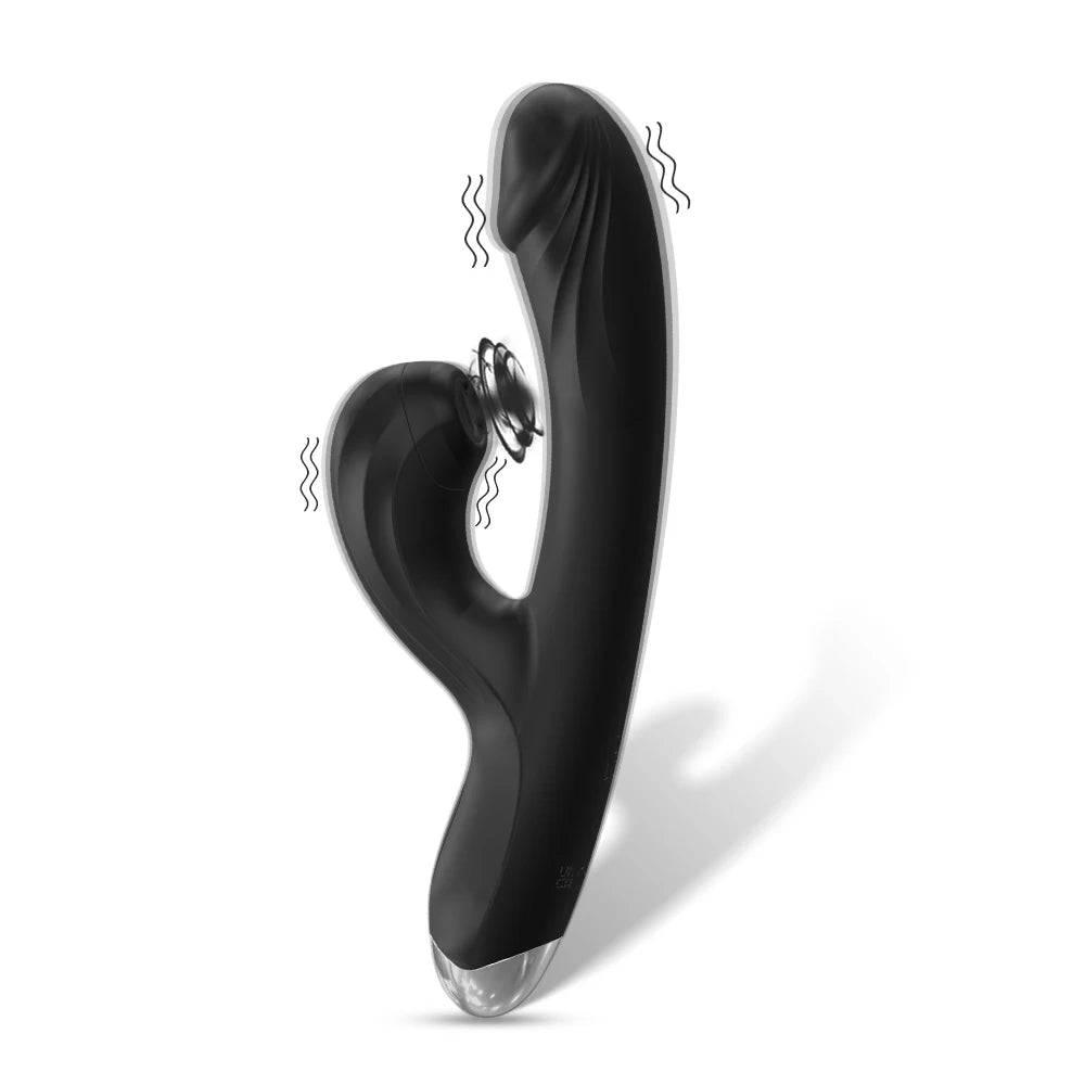 Rabbit Sucker G-Spot Vibrator – 20 Modes, Clit & Vagina Stimulator - Passion Pulse Adult