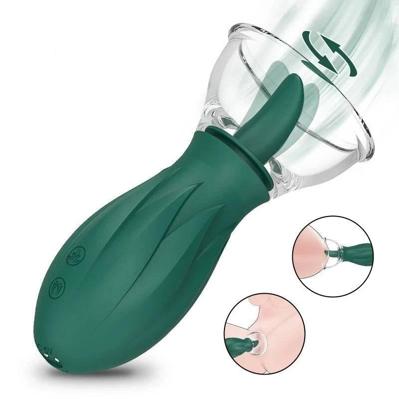 PASSION PULSE ADULT 3 Sucking 10 Licking Modes Clitoral Vibrator - Passion Pulse Adult