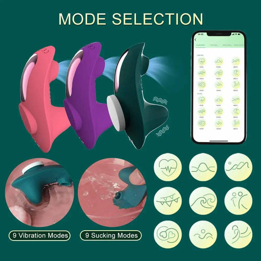 Wearable Mini Vibrator with APP & Bluetooth Control - Passion Pulse Adult