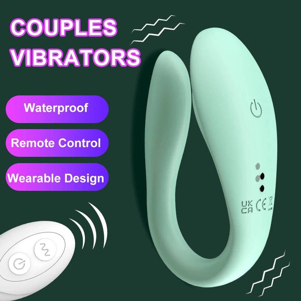 Wireless Remote-Controlled U-Shaped Dildo - Passion Pulse Adult