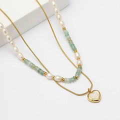Double-layer Freshwater Pearl Necklace - Passion Pulse Adult