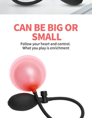 AirBloom Adjustable Inflatable Anal Plug Expander - Flexible Butt Plug for Men, Women, and Couples with Precision Pump for Preparation, Play, and Intimate Exploration - Passion Pulse Adult
