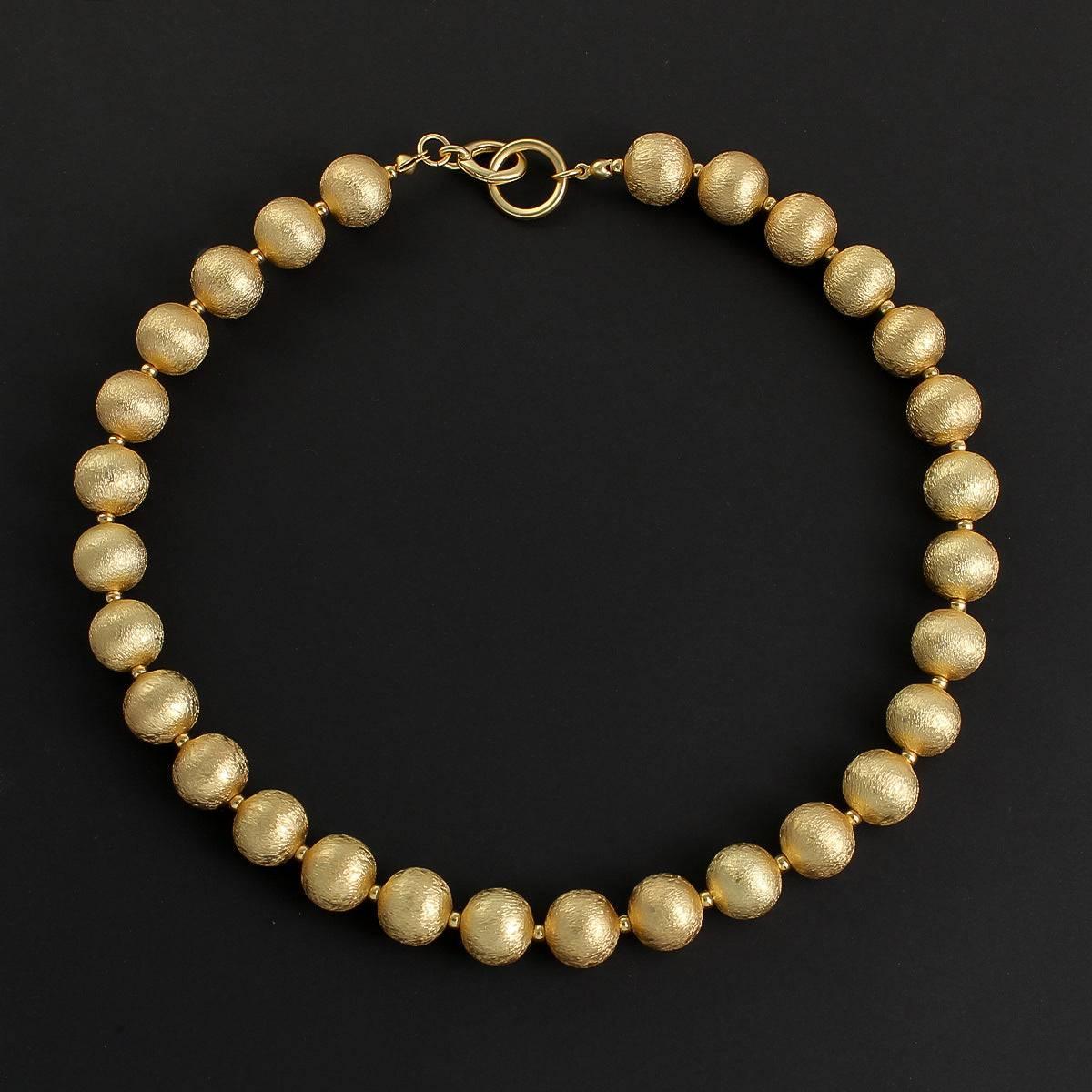 Heavywork Brushed Round Ball Necklace - Passion Pulse Adult