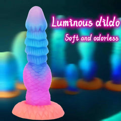 Luminous Monster Horse Dildo – Large Anal Plug for Women - Passion Pulse Adult