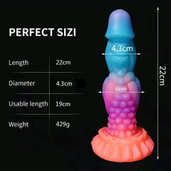 Luminous Monster Horse Dildo – Large Anal Plug for Women - Passion Pulse Adult