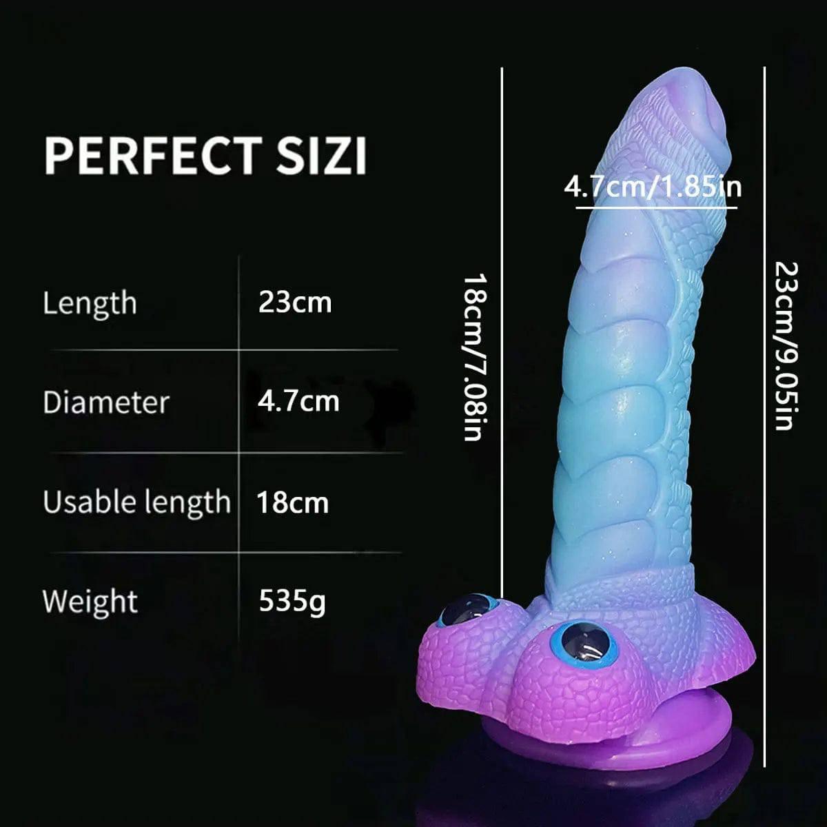 Luminous Monster Horse Dildo – Large Anal Plug for Women - Passion Pulse Adult