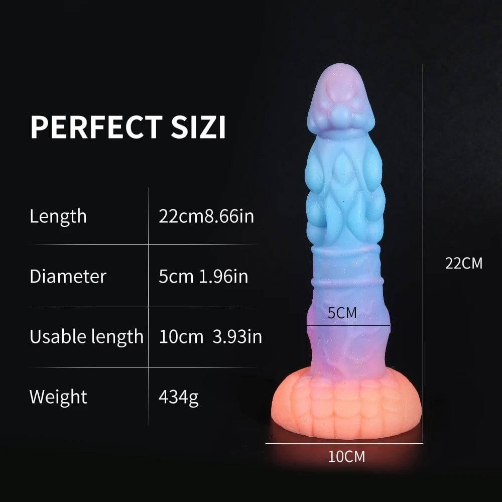 Luminous Monster Horse Dildo – Large Anal Plug for Women - Passion Pulse Adult