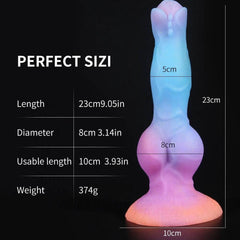 Luminous Monster Horse Dildo – Large Anal Plug for Women - Passion Pulse Adult