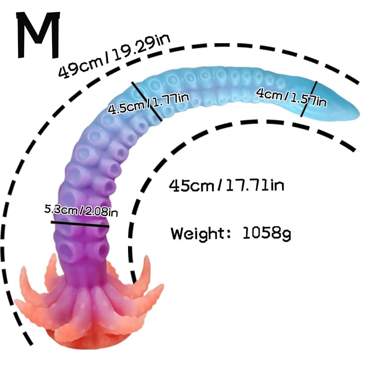 Luminous Monster Horse Dildo – Large Anal Plug for Women - Passion Pulse Adult