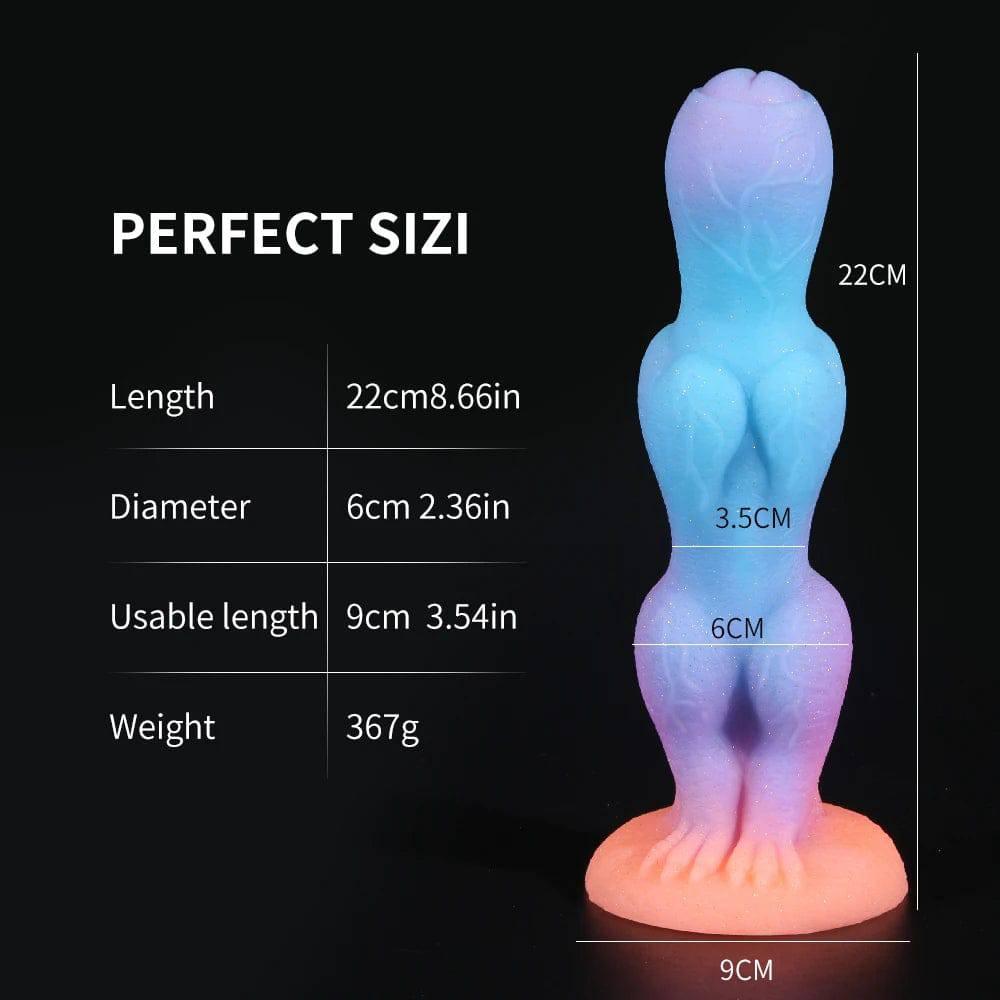 Luminous Monster Horse Dildo – Large Anal Plug for Women - Passion Pulse Adult