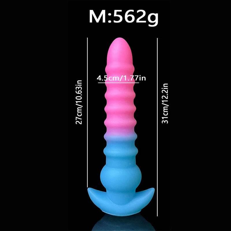 Luminous Monster Horse Dildo – Large Anal Plug for Women - Passion Pulse Adult