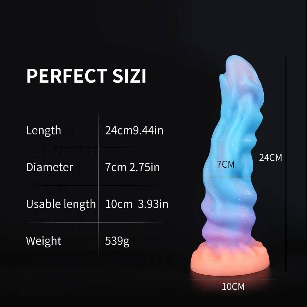 Luminous Monster Horse Dildo – Large Anal Plug for Women - Passion Pulse Adult