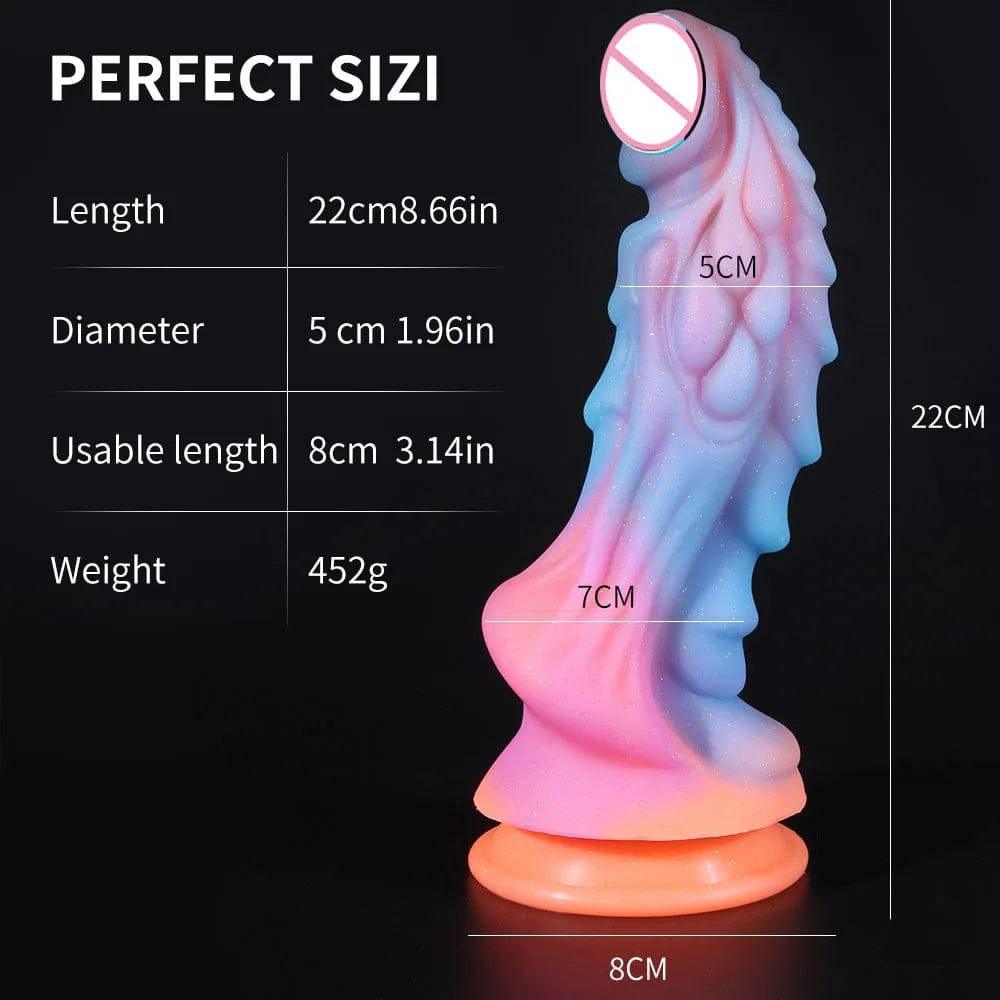Luminous Monster Horse Dildo – Large Anal Plug for Women - Passion Pulse Adult